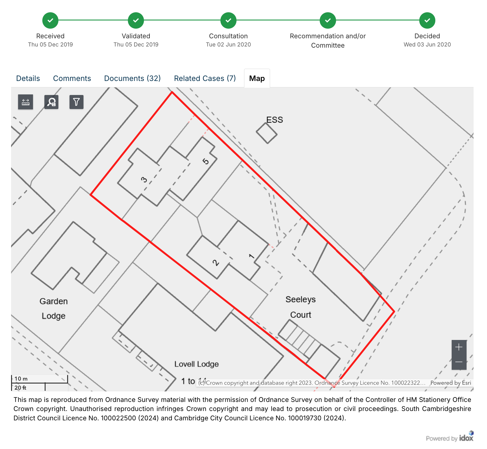 Idox Application Map